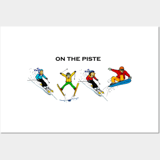 On the piste Posters and Art